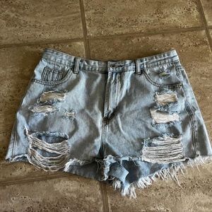 High waisted shorts